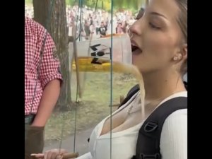 Пивная грудь и алко фонтан