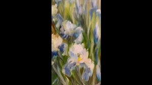 Нежные ирисы.
