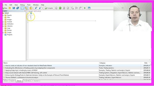 MQL4 Tutorial Bootcamp 1 - 8 How to write an Expert Advisor in 3 minutes