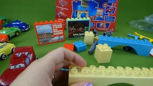 Disney Cars Glow in the Dark Mega Bloks Toys Supercharged Cruising Lightning Mcqueen & Sally Toys!