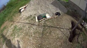 Ввод электричества на участок по трубостойке. ч.2