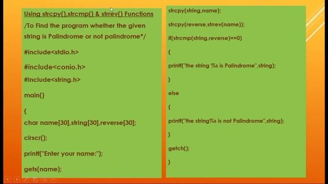C Language String Tutorial in Tamil| String functions in c Language Tutorial