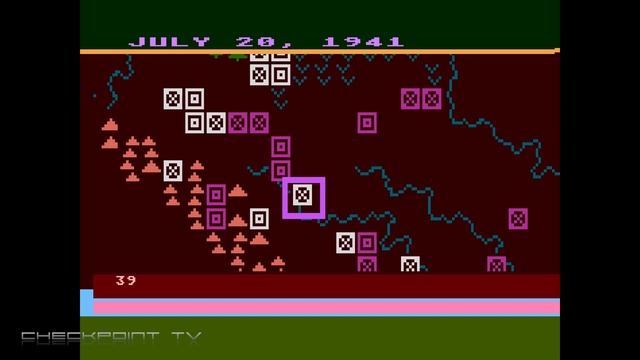 Eastern Front 1941 - Atari 8-bit Wargame by Chris Crawford, 1981 - Gameplay смотреть онлайн