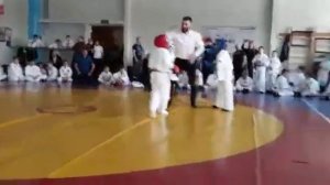 КРУТЫЕ БРОСКИ В КАРАТЭ КУДО соревнования!