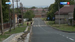 В селении Аргудан завершают ремонт трассы по улице Пушкина