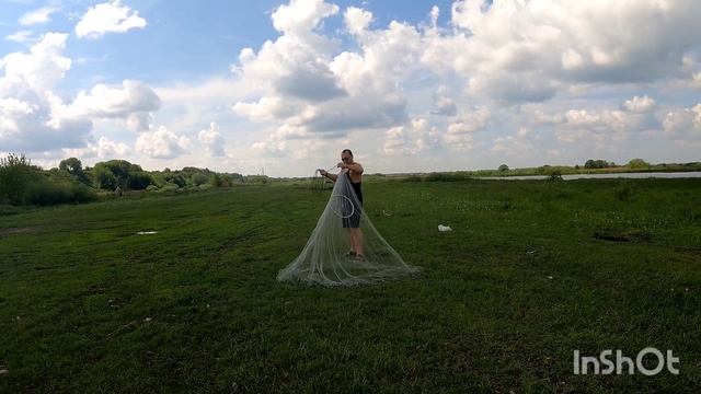 Новинка!!! Кастинговая сеть с большим кольцом (усиленная) 4.5м, леска 0.35мм, ячея 26мм, вес 3кг. ? смотреть онлайн