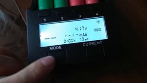 LiitoKala-Lii-500 небольшой тест замера ёмкости аккумуляторов Samsung INR 18650-25-R