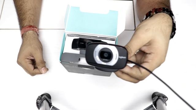 Logitech C922 Pro Unboxing Hindi  Logitech C922 Pro Webcam Review In Hindi