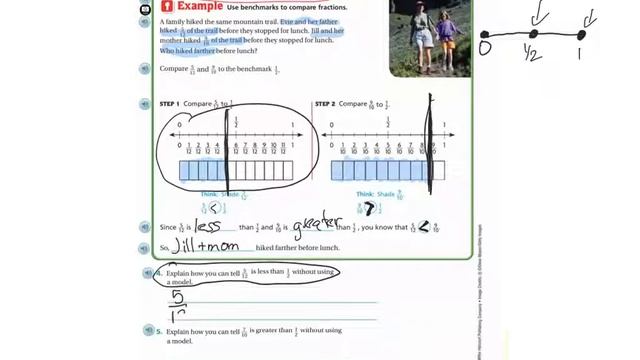 GoMath! Lesson 6.6 - Comparing Fractions Using Benchmarks смотреть онлайн
