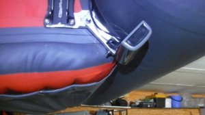 Вариант крепления датчика эхолота