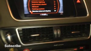 AUDI A5 2014 SERVICE INTERVAL RESET