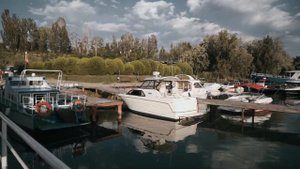 Скоростная круизная яхта «Орион» яхт клуб "Круиз", Чолпон Ата, Иссык Куль.