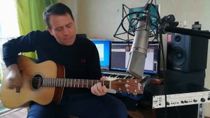 "Пылает за окном звезда" Чёрный кофе. . Владимир Дымов. Песня под гитару