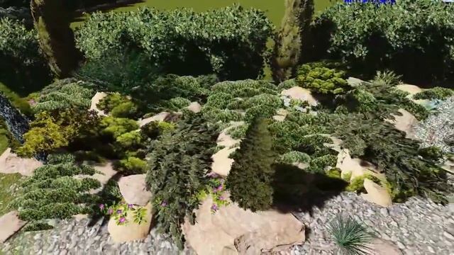 Проект ландшафтного дизайна "Майнило". Проход по дорожкам смотреть онлайн