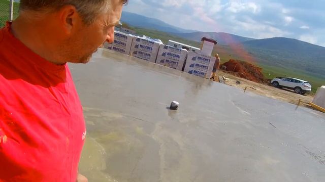 Фундамент залит. Ушп. Газобетон. Крым. смотреть онлайн