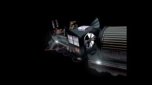 Back to the Future Train Time Machine 3D Animated Model