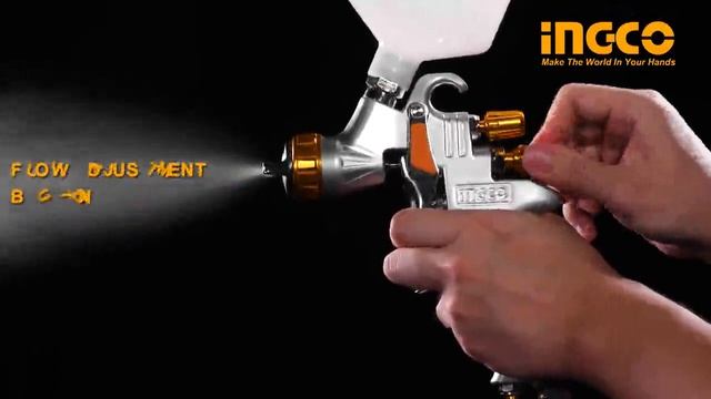 INGCO กาพ่นสี กาบน 600 ซีซี (LVMP) รุ่นงานหนัก รุ่น ASG1065 ( LVMP Spray Gun) смотреть онлайн