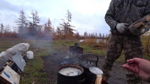 Осень в МАГАДАНЕ Река Танон Уха