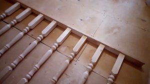 Делаю балюстраду на мансарде, обшитой вагонкой