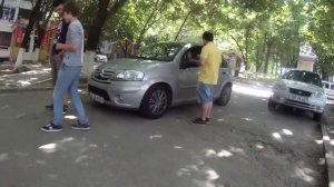 Видео-отчет рейда на тротуаре ул. Траян