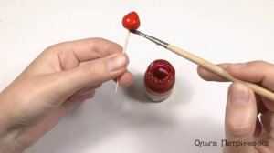 Мастер-класс: сережки с клубникой из полимерной глины FIMO/polymer clay tutorial