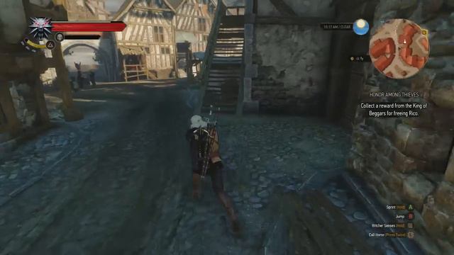 "Honor Among Thieves" Side Quest Collecting The Reward Witcher 3 Wild Hunt смотреть онлайн