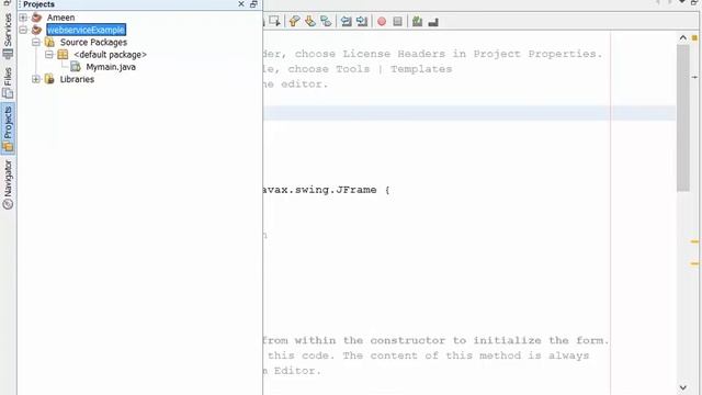 Webservices With Java Desktop App (consume)