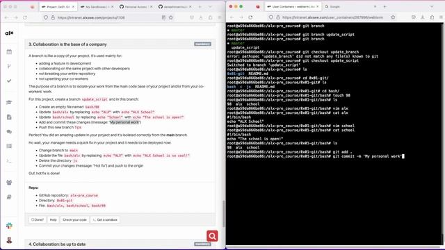 Solved : Git task 2, Collaboration is the base of a company смотреть онлайн