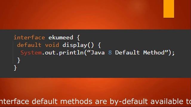 Java 8 Interface Enhancement - in Hindi - #2 смотреть онлайн
