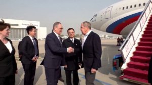 С.Лавров прибыл в Китай, Пекин, 8 апреля 2024 года