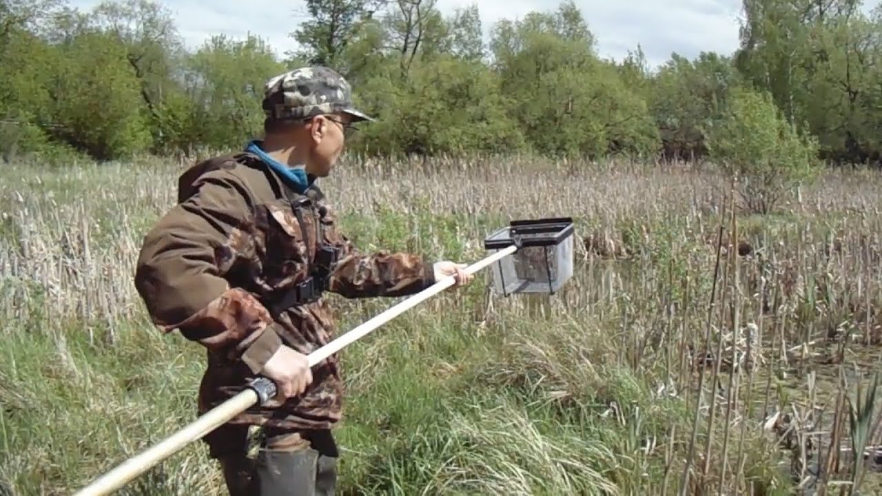 Как просто сделать черпак и как найти и намыть мотыля смотреть онлайн