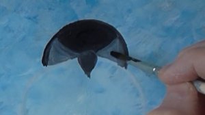 Снегирь. Рисование гуашью для детей.