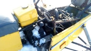 Обзор самодельного снегохода