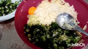 358?Супер драники из кабачков с  картошкой, сыром и свежей зеленью ?