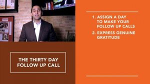 5 Steps to Create More Enriching Relationships with your Clients: The 30 Day Follow Up Call