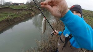 Winter Fishing - Roving With The Stick Float - Trotting Small A River - 16/1/22 (Video 294)