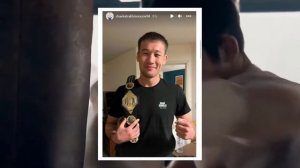 Шавкат Рахмонов Завоевал Чемпионский Пояс UFC. Фото