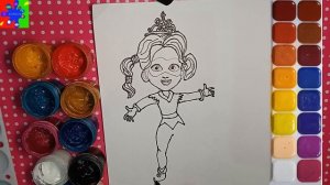 Снежная королева: Хранители чудес Айси из мультика. Раскраска для детей