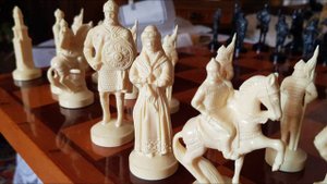 Доска шах 50см