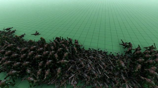 UEBS, 20 тысяч Орков против 20 тысяч Одичалых, стенка на стенку смотреть онлайн