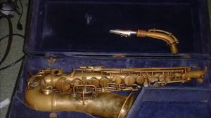 Vintage 1922 Conn Alto Saxophone Comment Please Rate.