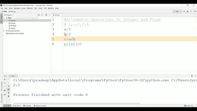 Part 2 Operations on String and Integers Datatype python tutorial #6 смотреть онлайн