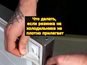 Что делать, если резинка на холодильнике не плотно прилегает