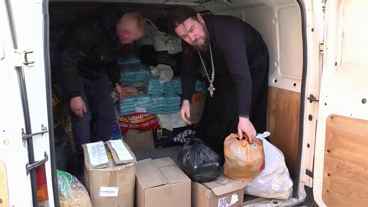 Гуманитарные конвои с помощью от России регулярно приезжают в Мелитополь