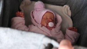 Влог : Прогулка с реборном в коляске, Our day with the reborn