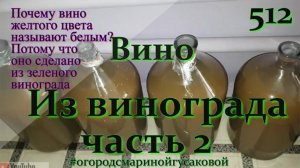 ВИНО из Винограда часть 2 ая   Сливаем