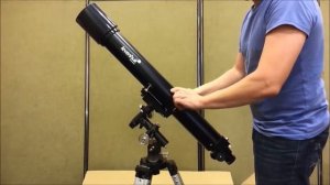 Телескопы Levenhuk Skyline  сборка и настройка телескопа – видеоинструкция для начинающих