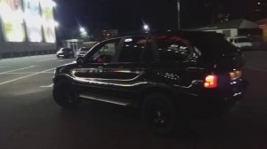 BMW X5 E53 4.4 на правильном выхлопе.