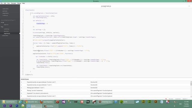 Jquery Pagination Tutorial plugin, Javascript pagination tutorial Plugin Simple pt.5/6
