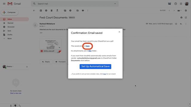 How to save and backup your Gmail email to a Sharepoint document library 2024 смотреть онлайн